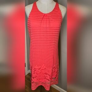 I.N. San Francisco Coral Lace Dress
